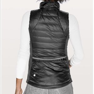 Black Lululemon Down for a Run Vest